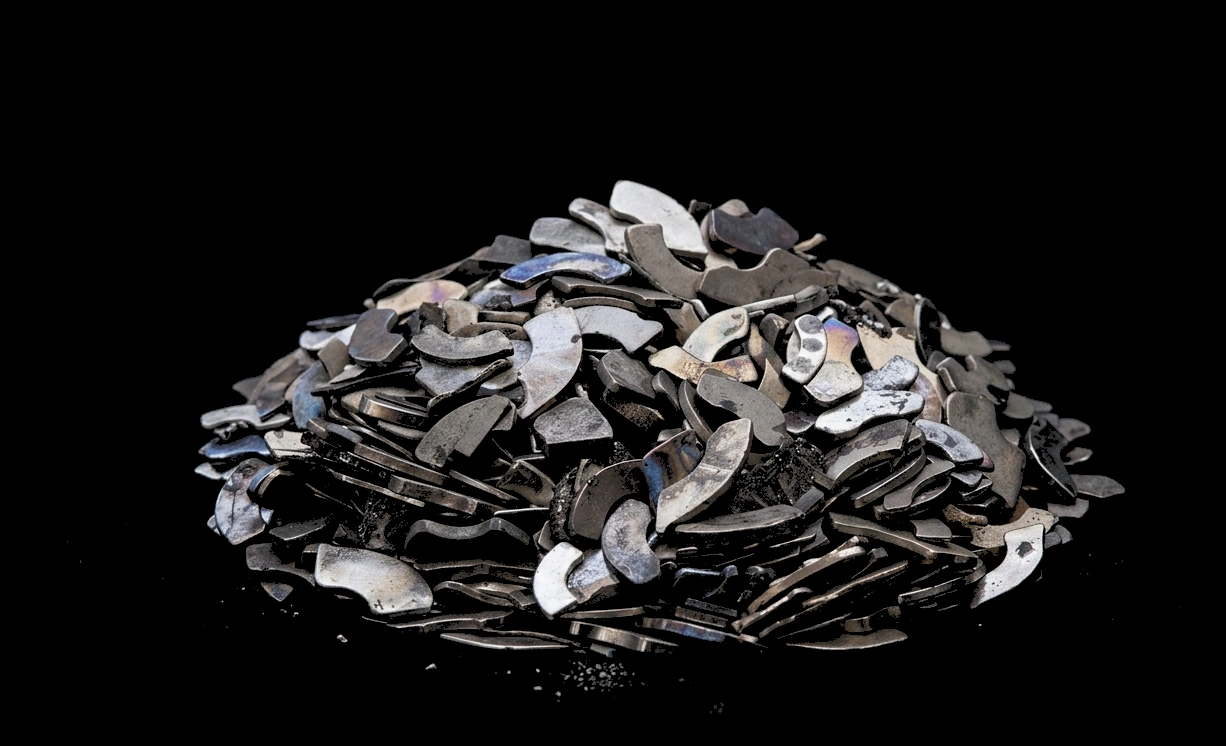 Scrap magnets recycling unit